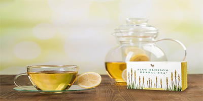 دمنوش شکوفه آلوئه ورا فوراور