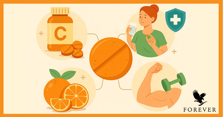 بهترین زمان مصرف قرص ویتامین C | جذب بیشتر و مصرف ایمن